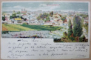 BUCURESTI , VEDERE GENERALA , CROMOLITOGRAFIE , CARTE POSTALA , CLASICA