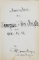 CAIET MANUSCRIS  CU POEZII , INSEMNARI , SCRISORI , CARTI DE VIZITA , SCRISORI OFICIALE , DIN PERIOADA 1916 - 1918  , APARTINAND LUI DIONISIE LUPES , SUBOFITER REG. 22
