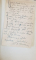 CAIET MANUSCRIS  CU POEZII , INSEMNARI , SCRISORI , CARTI DE VIZITA , SCRISORI OFICIALE , DIN PERIOADA 1916 - 1918  , APARTINAND LUI DIONISIE LUPES , SUBOFITER REG. 22