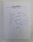 CHAT - TEATRU de STEFAN CARAMAN , 2008 , DEDICATIE*