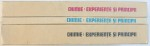 CHIMIE : EXPERIENTE SI PRINCIPII de A. L. McCLELLAN ...PAUL R. O ' CONNOR , VOL. I - III , 1983 , COTOARELE SUNT LIPITE CU SCOCI