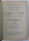 CODES ANNOTES - CODE CIVIL , annote par ED. FUZIER - HERMAN , TOME I - IV , 1885 - 1898