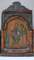 DEISIS, SF. MARE MUCENIC GHEORGHE, SF. NICOLAE - TRIPTIC DIN LEMN, cca. 1900