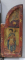 DEISIS, SF. MARE MUCENIC GHEORGHE, SF. NICOLAE - TRIPTIC DIN LEMN, cca. 1900