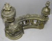 ELEMENTE DECORATIVE  PENTRU SEMINEU DIN BRONZ DORE SEC 19