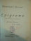EPIGRAME JURIDICE SI LAICE de AURELIAN PAUNESCU , DESENE DE GRUIA , Bucuresti 1926