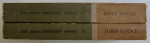 ESEU ASUPRA INTELECTULUI OMENESC-JOHN LOCKE  2 VOL  1961
