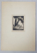 EX  LIBRIS ' EX MEIS F.L. ' , GRAVURA , PERIOADA INTERBELICA