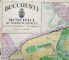 HARTA BUCURESTI, MUNICIPIUL SI IMPREJURIMILE, INTOCMITA DE GENERAL CTIN. TEODORESCU, POLICROMA, 1943 ,PREZINTA RUPTURI PE PLIURI SI  LA PARTEA SUPERIOARA , FARA LIPSURI *