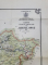 HARTA CAILOR DE COMUNICATIE DIN JUDETUL ARAD  , CROMOLITOGRAFIE ,   SCARA 1 : 200.000, 1926