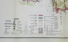 HARTA CAILOR DE COMUNICATIE DIN JUDETUL SATU MARE  , CROMOLITOGRAFIE ,   SCARA 1 : 200.000, 1928 , LIPSA MICI FRAGMENT *