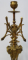 Pereche de sfesnice din bronz aurite, cca. 1880