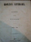 REVISTA ''ROMANIA LITERARA'' de V. ALECSANDRI, ANUL I - 1855