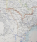 SOUTH - WEST RUSSIA - SHOWING THE EXTENT OF THE KINGDOM OF POLAND PREVIOUS TO ITS PARTITION IN 1722 by KEITH JOHNSTON  ,  SCARA 1 / 3.456.000 , MIJLOCUL SECOLULUI XIX
