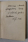 SUFLETUL LUI FAUST de VICTOR PAPILIAN , cu desene de CATUL BOGDAN , 1928 , COTOR CU DEFECTE , DEDICATIE *