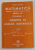 ELEMENTE DE ANALIZA MATEMATICA , MANUAL  PENTRU CLASA A - XII - A de MIRCEA GANGA , VOLUMUL I , 2003 , PREZINTA URME DE UZURA SI DE INDOIRE