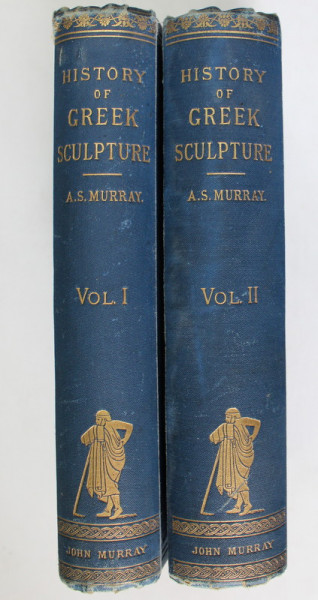 A HISTORY OF GREEK SCULPTURE by A.S. MURRAY , IN TWO VOLUMES , 1890