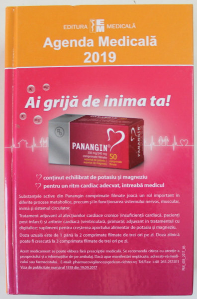 AGENDA MEDICALA ,  2019