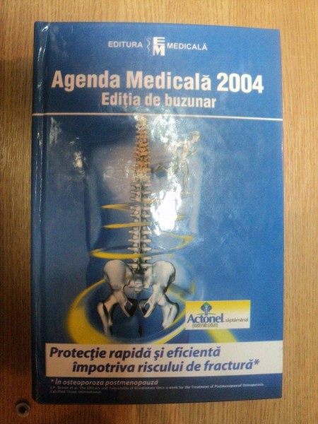 AGENDA MEDICALA , EDITIA DE BUZUNAR de FLORICA NICOLESCU , 2004