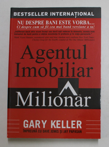 AGENTUL IMOBILIAR MILIONAR de GARY KELLER , 2022