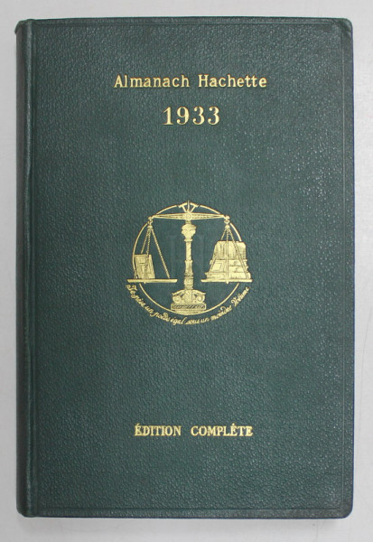 ALMANACH HACHETTE , 1933