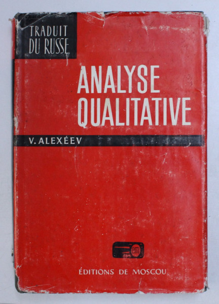 ANALYSE QUALITATIVE de V. ALEXEEV , 1970