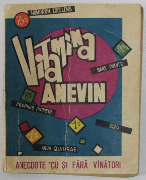 ANECDOTE CU SI FARA VANATORI , ilustratii de MIHAI GION , 1968