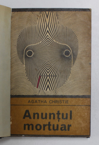 ANUNTUL MORTUAR de AGATHA CHRISTIE  1973