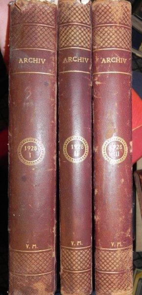 ARCHIV FUR BUCHGEWERBE UND GEBRAUCHSGRAPHIK -3 VOL. 1928