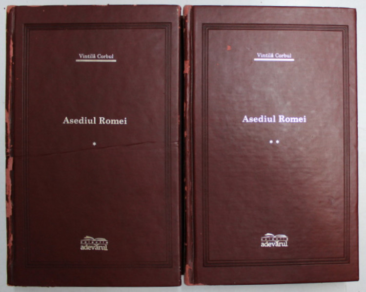 ASEDIUL ROMEI de VINTILA CORBUL  VOL.I-II COPERTI UZATE*