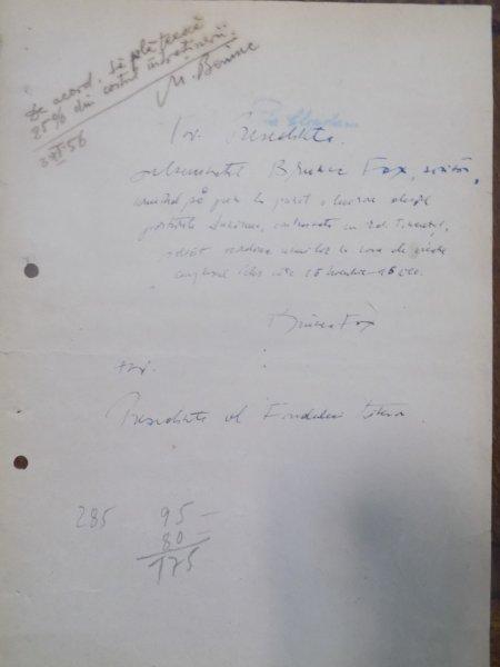 BRUNEA FOX  CERERE CATRE PRESEDINTELE  FONDULUI LITERAR MIHAI BENIUC