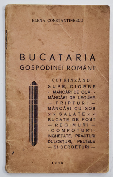 BUCATARIA GOSPODINEI ROMANE de ELENA CONSTANTINESCU
