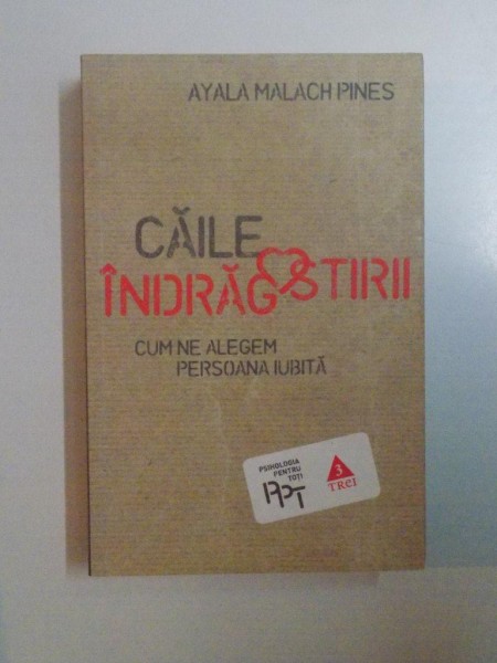 CAILE INDRAGOSTIRII , CUM NE ALEGEM PERSOANA IUBITA de AYALA MALACH PINES , 2011