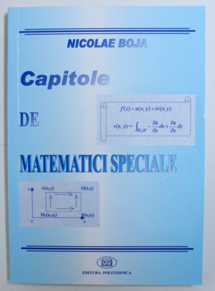 CAPITOLE DE MATEMATICI SPECIALE de NICOLAE BOJA , 2004