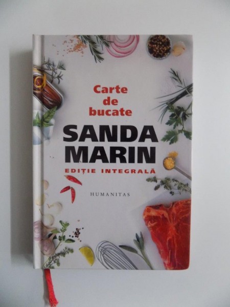 CARTE DE BUCATE EDITIE INTEGRALA de SANDRA MARIN , BUCURESTI 2005