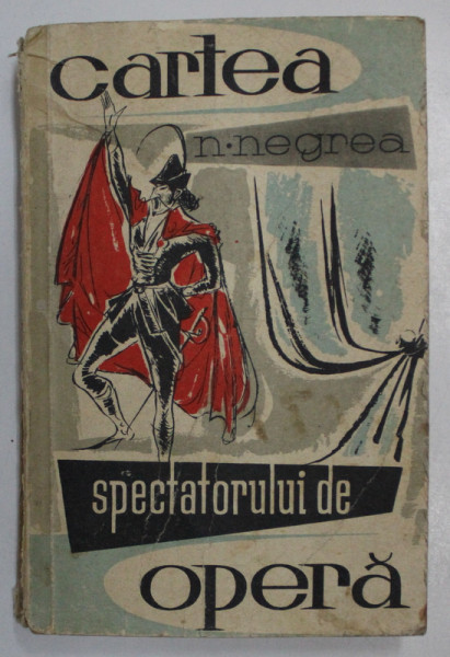 CARTEA SPECTATORULUI DE OPERA- N. NEGREA, 1958