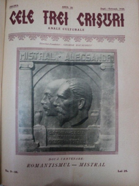 CELE TREI CRISURI- ANUL XI- 6 NUMERE, ANUL XII- 6 NUMERE,ANUL XIII - 6 NUMERE   - ANII 1930/31/32