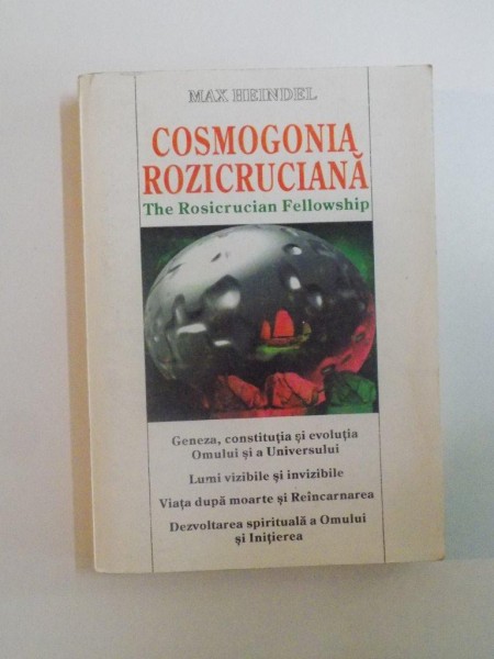 COSMOGONIA ROZICRUCIANA, THE ROSICRUCIAN FELLOWSHIP de MAX HEINDEL , PREZINTA SUBLINIERI