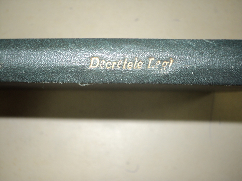 DECRETELE-LEGI SI DREPTUL DE NECESITATE-CONSTANTIN G. RARINCESCU  1924