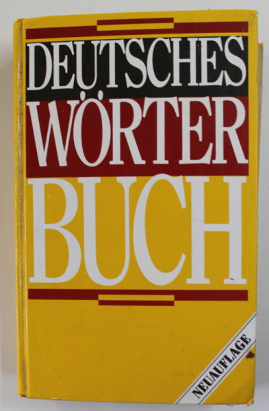 DEUTSCHES WORTER BUCH - NEU AUFLAGE , ANII  '70