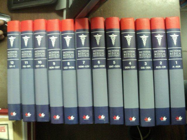DICTIONAR MEDICAL ILUSTRAT DE LA A LA Z , 12 VOL , 2013