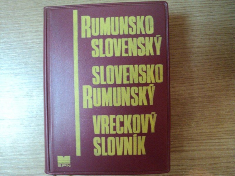 DICTIONAR PORTATIV ROMAN - SLOVAC  / SLOVAC - ROMAN , 1970