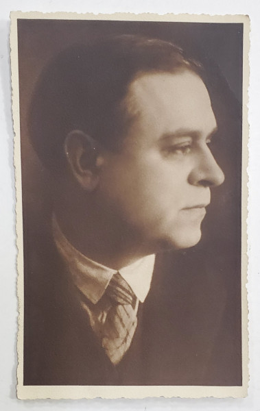 DOCTORUL VICTOR PAPILIAN , FOTOGRAFIE CU DEDICATIE , TIP CARTE POSTALA , CLUJ , 1939