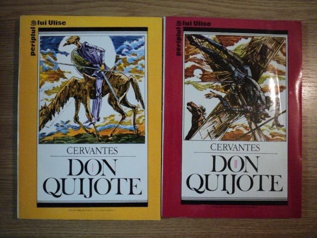 DON QUIJOTE 2 VOL de  CERVANTES , 1994 , PREZINTA DEFECTE
