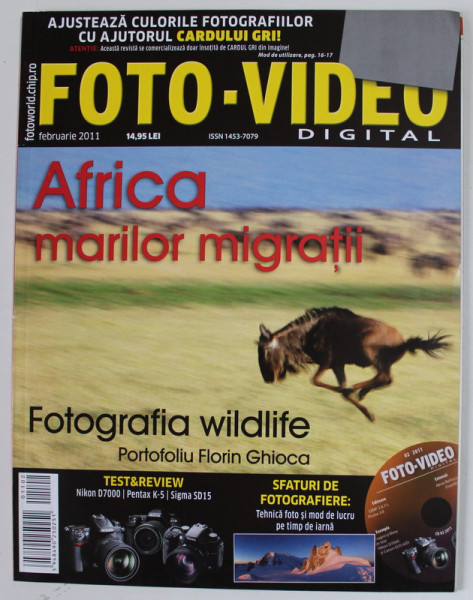FOTO - VIDEO DIGITAL  , REVISTA , FEBRUARIE  , 2011