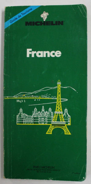 FRANCE , GUIDE MICHELIN , 1989