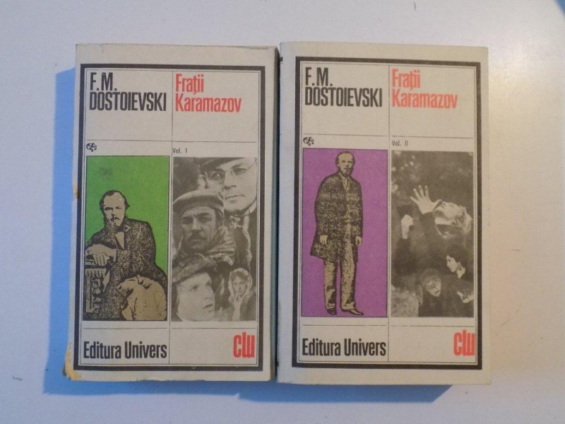 FRATII KARAMAZOV , VOL. I - II de F. M. DOSTOIEVSKI , 1982