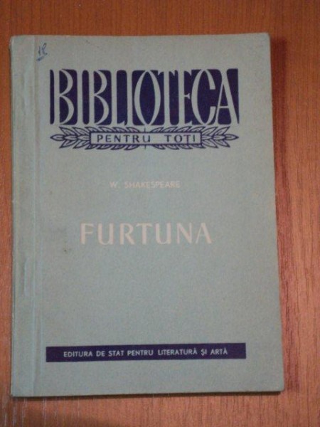 FURTUNA de W.SHAKESPEARE,1958