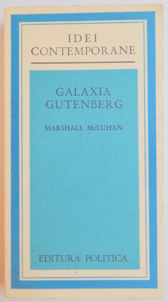 GALAXIA GUTENBERG-MARSHALL MCLUHAN  1975