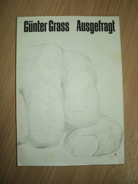 GUNTER GRASS  DEDICATIE, AUSGEFRAGT, BERLIN 1967